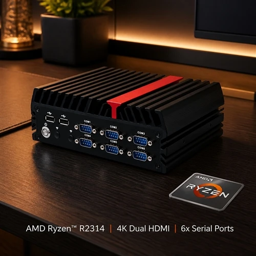 IWILL Nano-N332F: AMD Ryzen™ Fanless Mini PC για Edge IoT